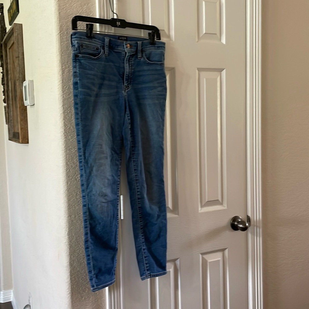 J. Crew Mid Rise Skinny Jeans 28